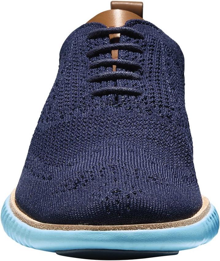 imageCole Haan Mens 2ZEROGRAND Stitchlite Oxford ShoesMarine Bluebluefish