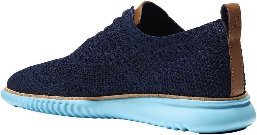 imageCole Haan Mens 2ZEROGRAND Stitchlite Oxford ShoesMarine Bluebluefish