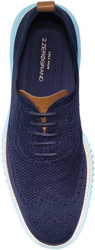 imageCole Haan Mens 2ZEROGRAND Stitchlite Oxford ShoesMarine Bluebluefish