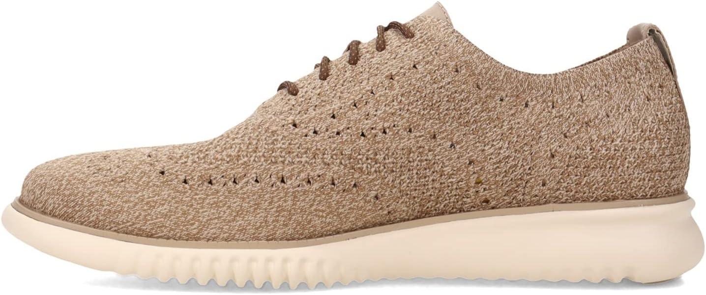 imageCole Haan Mens 2ZEROGRAND Stitchlite Oxford ShoesMortar Sepia