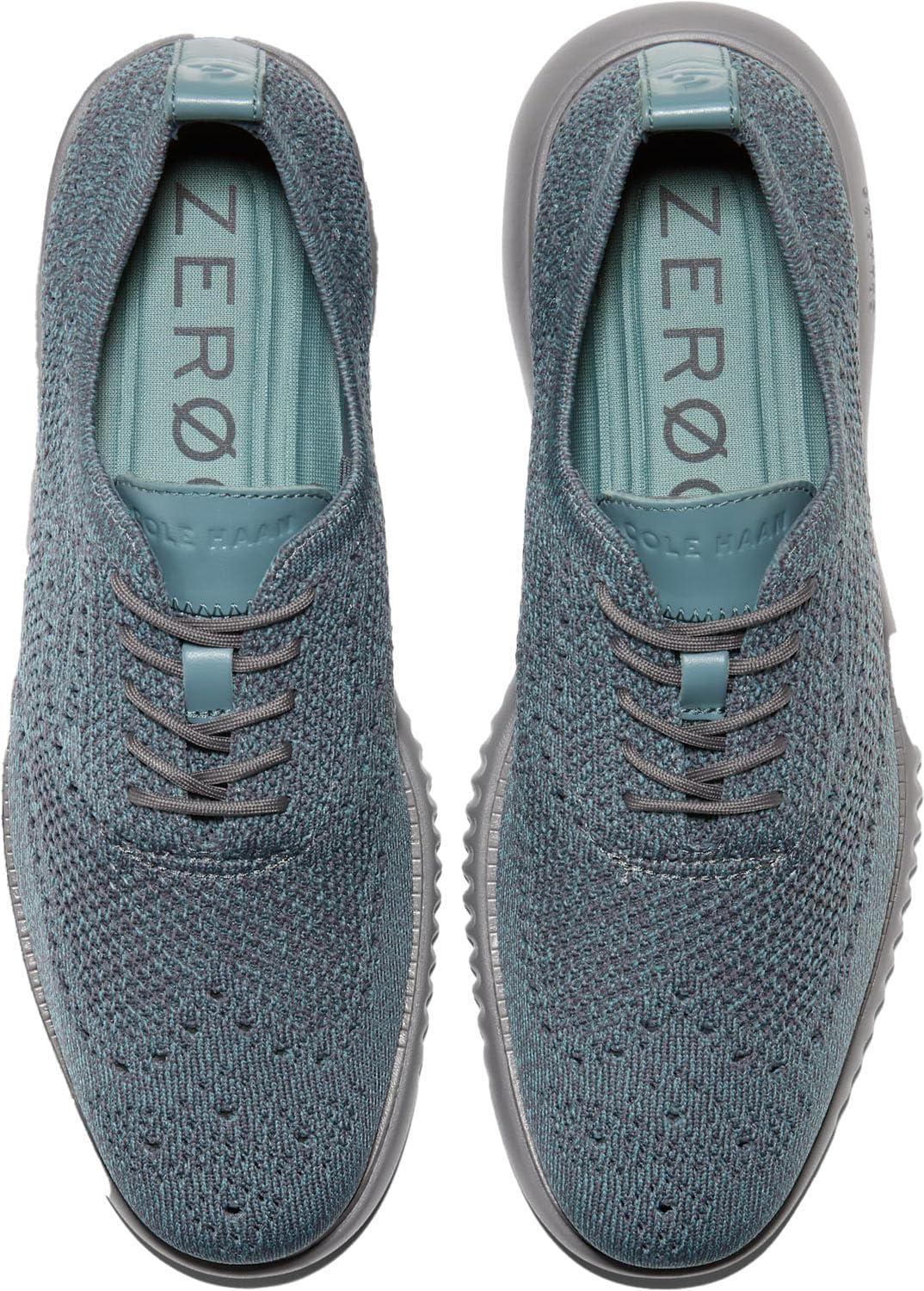 imageCole Haan Mens 2ZEROGRAND Stitchlite Oxford ShoesPavementDecember SkyNorth Atlantic