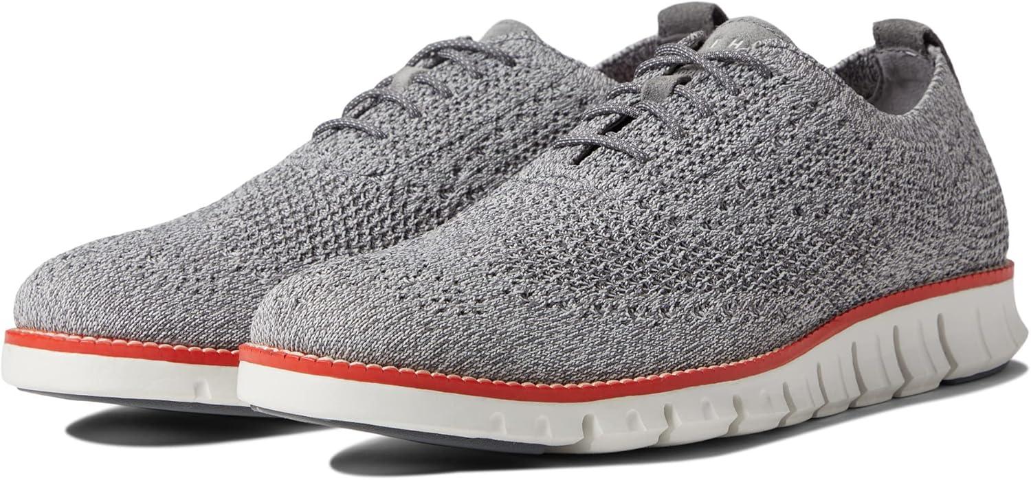 imageCole Haan Mens 2ZEROGRAND Stitchlite Oxford ShoesQuiet ShadeSleet