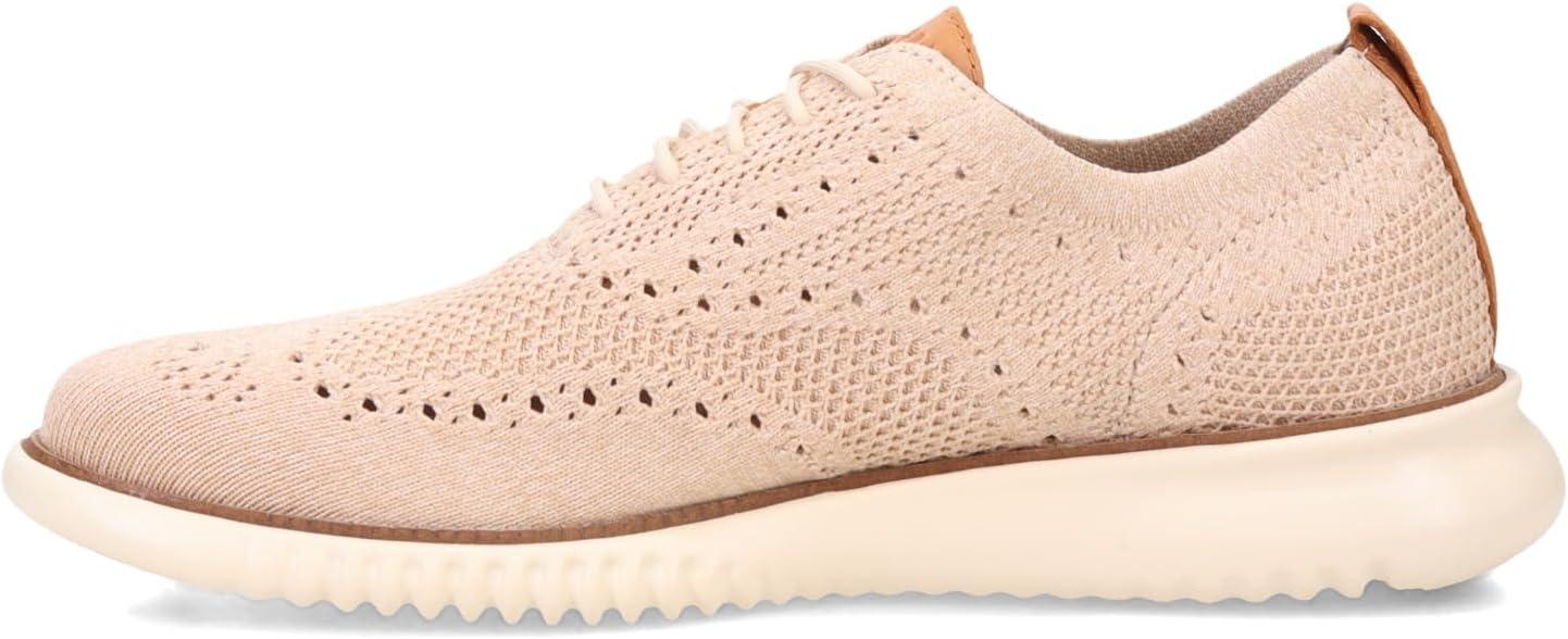 imageCole Haan Mens 2ZEROGRAND Stitchlite Oxford ShoesSand DollarIvory