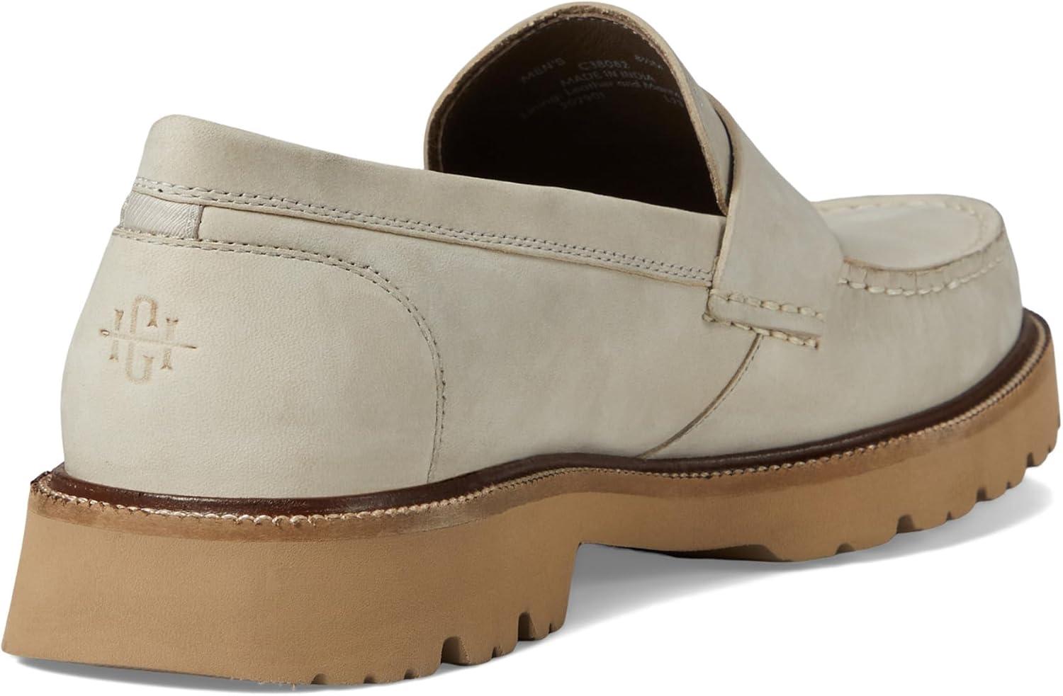 imageCole Haan Mens American Classics Penny LoaferSilver Lining NubuckDark Latte