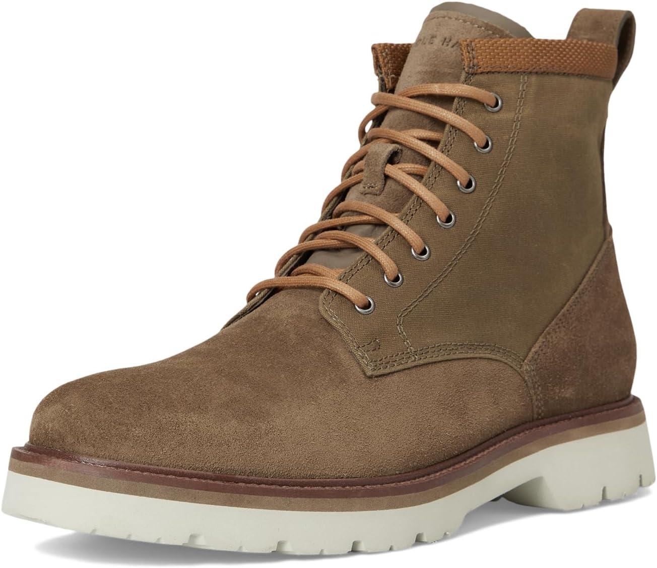 imageCole Haan Mens American Classics Plain Toe Boot Waterproof FashionMorel SuedeGolden HoneyWaterproof