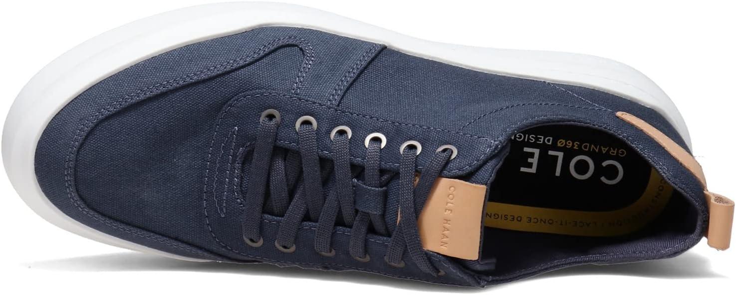 imageCole Haan Mens Generation Zg GolfSleetBlackDirect SneakerVintage Indigo CanvasNatural