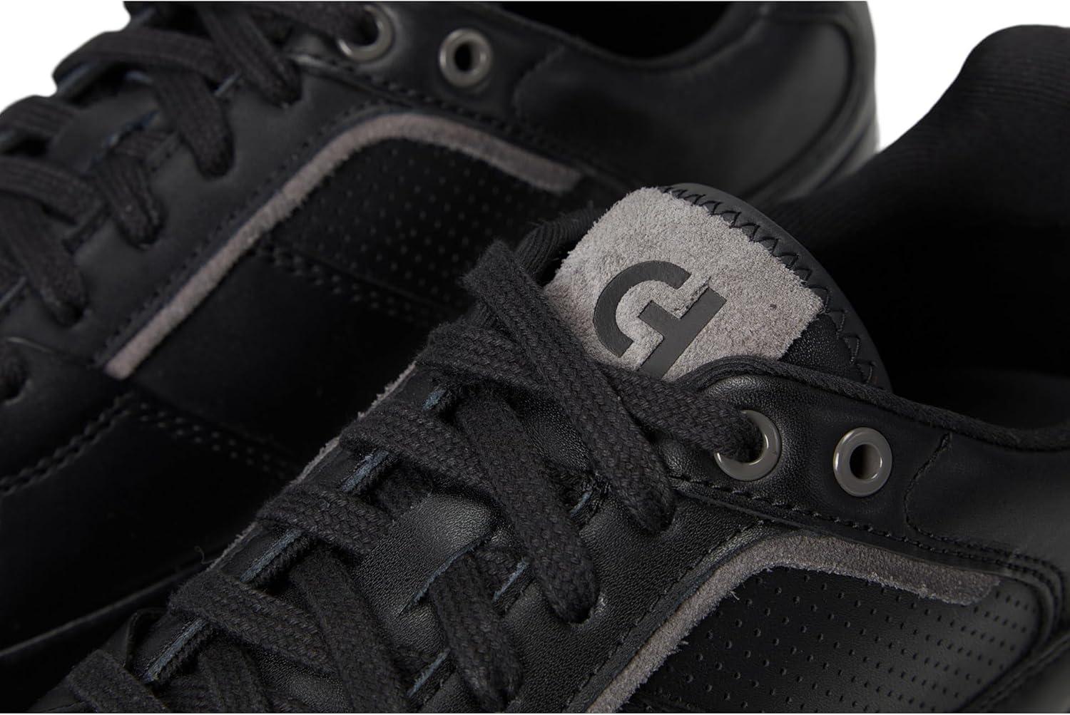 imageCole Haan Mens Grand Crosscourt Downtown SneakersBlkPvmtIvry