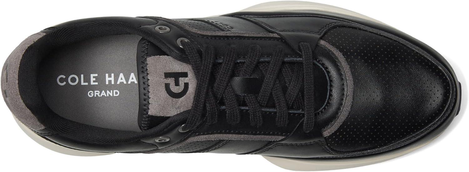 imageCole Haan Mens Grand Crosscourt Downtown SneakersBlkPvmtIvry