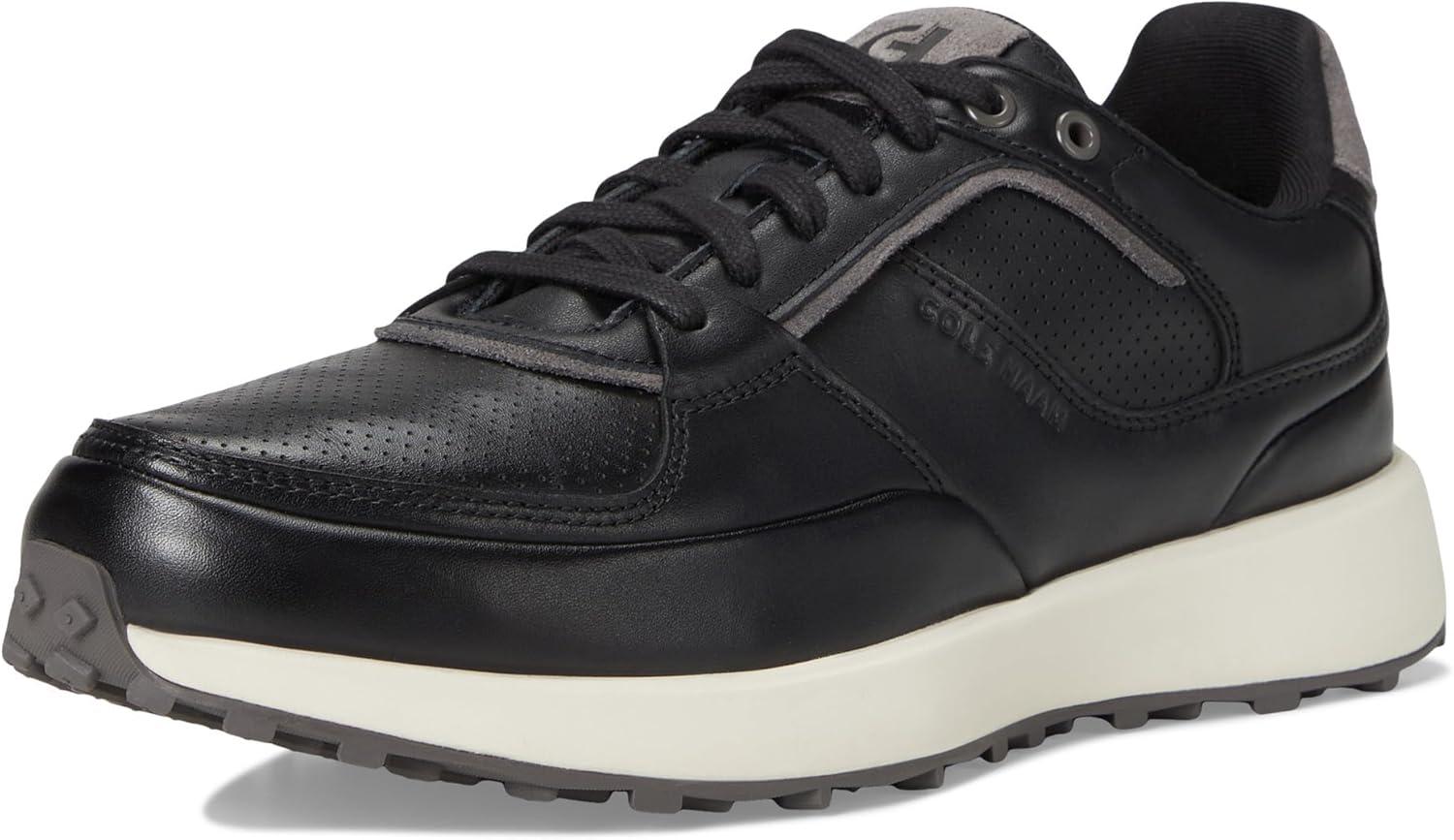 imageCole Haan Mens Grand Crosscourt Downtown SneakersBlkPvmtIvry