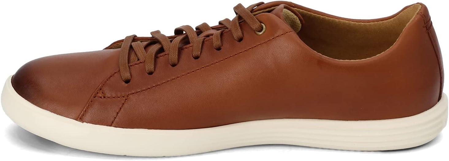 imageCole Haan Mens Grand Crosscourt Leather SneakersTan Leather Burnsh