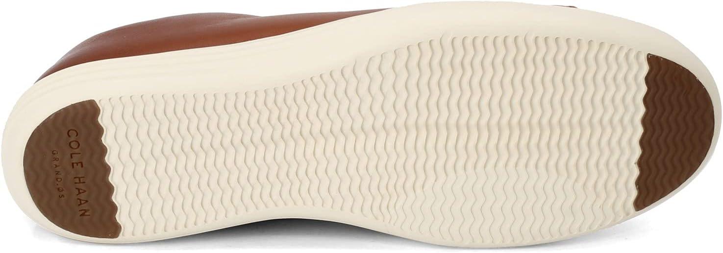imageCole Haan Mens Grand Crosscourt Leather SneakersTan Leather Burnsh