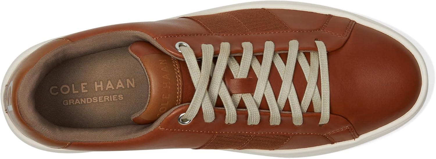 imageCole Haan Mens Grand Crosscourt Modern Perforated SneakersBritish TanGolden ToffeeIvory