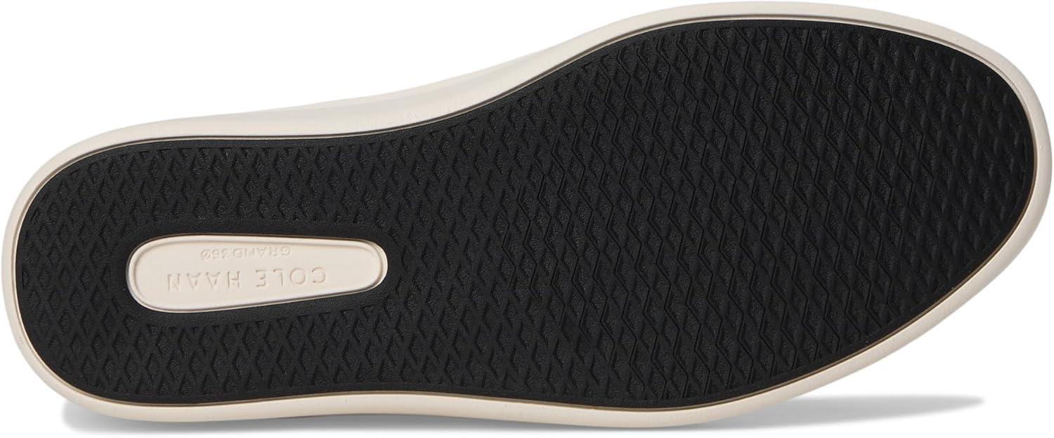 imageCole Haan Mens Grand Crosscourt Modern Perforated SneakersIvoryWhiteBritish Tan