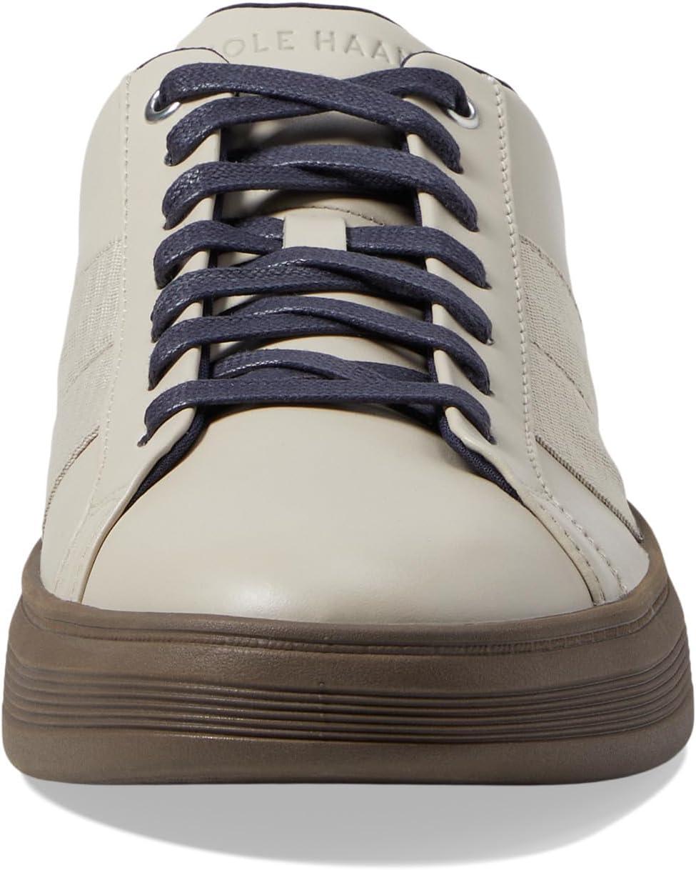 imageCole Haan Mens Grand Crosscourt Modern Perforated SneakersSilver LiningTruffle