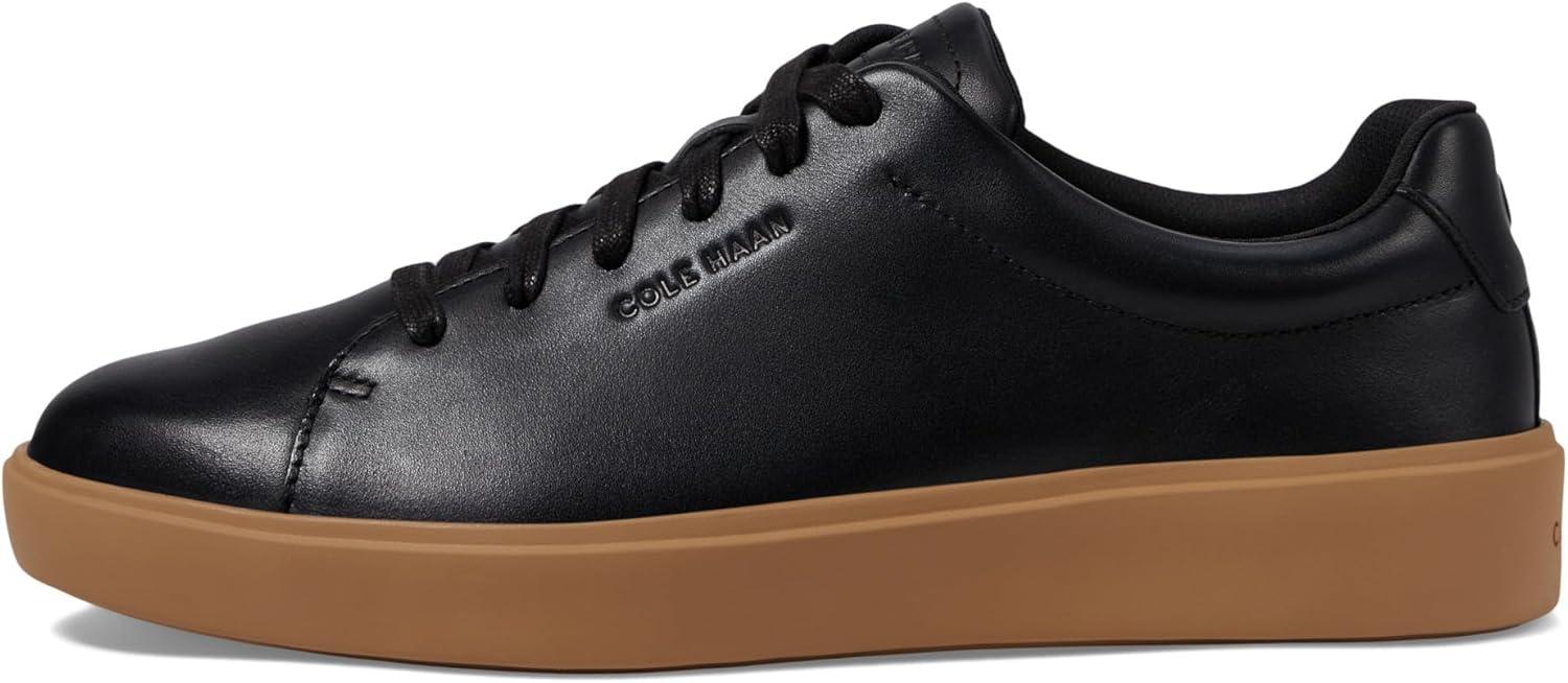 imageCole Haan Mens Grand Crosscourt Traveler SneakerBlackGum Tan
