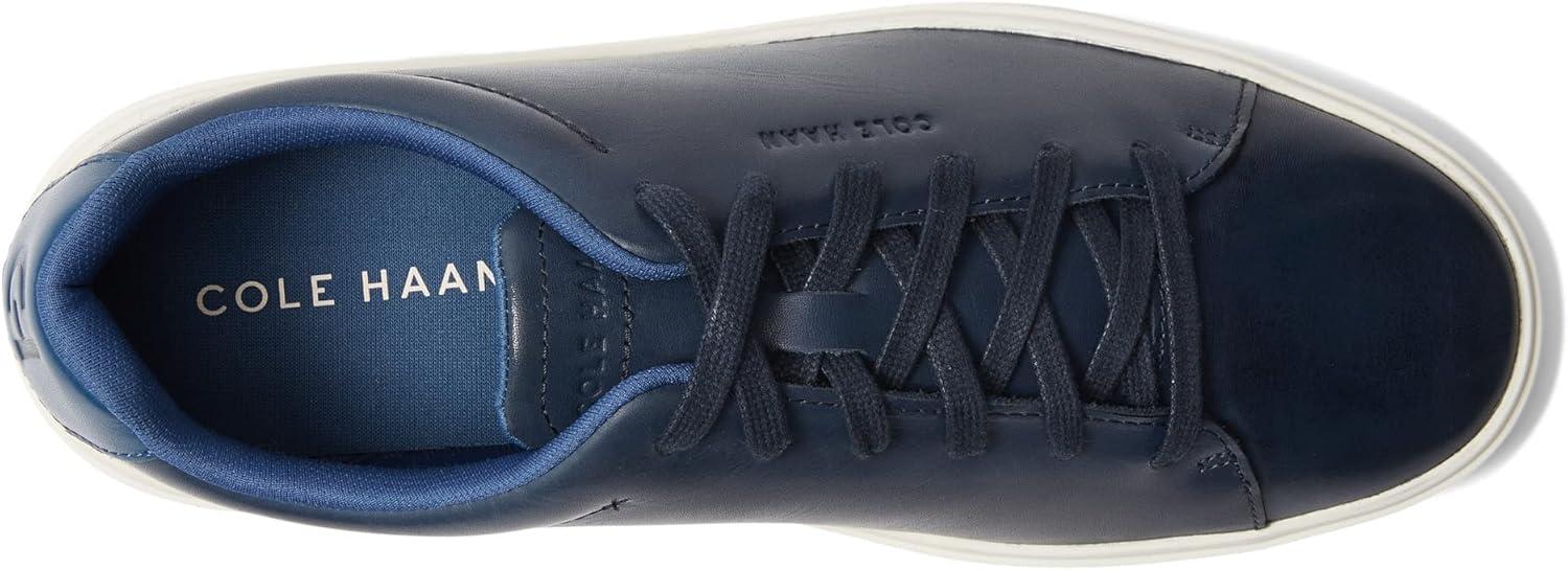 imageCole Haan Mens Grand Crosscourt Traveler SneakerNavy BlazerIvory