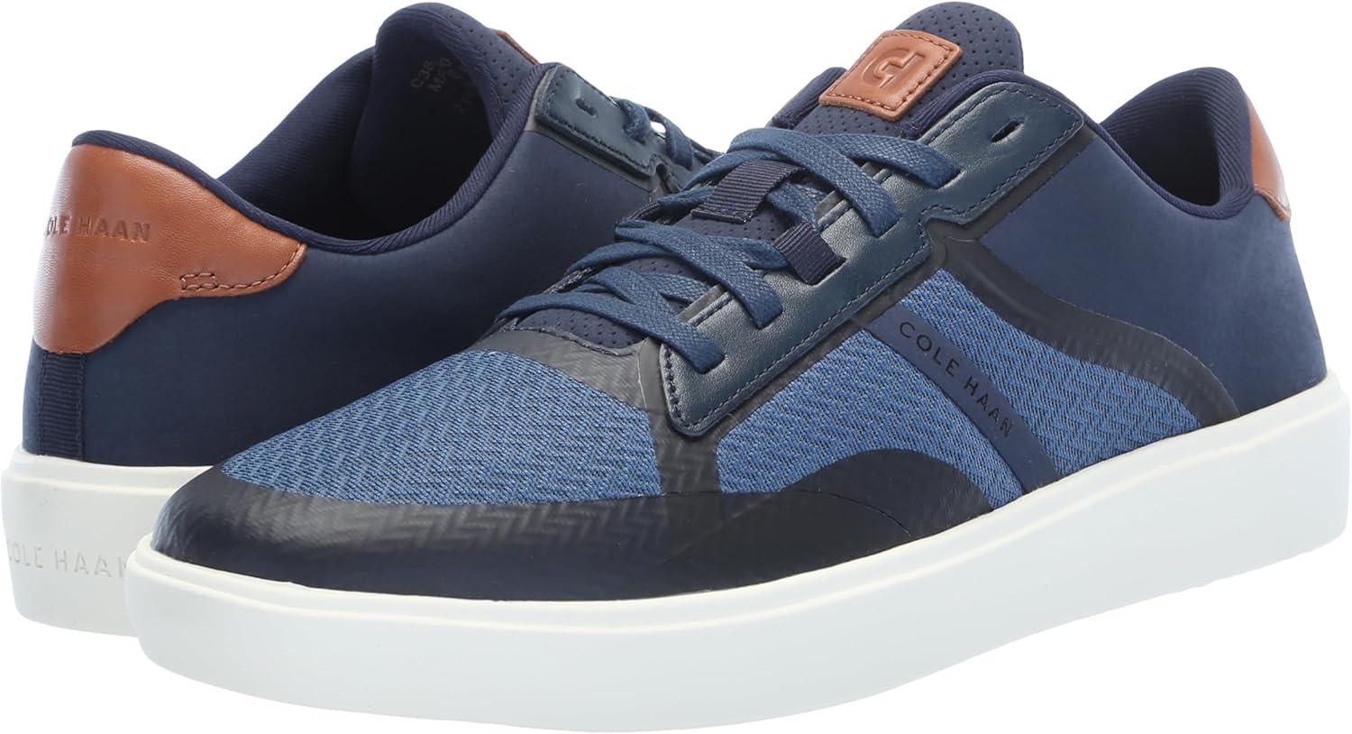 imageCole Haan Mens Grand Crosscourt Winner SneakerEnsign BlueIvory