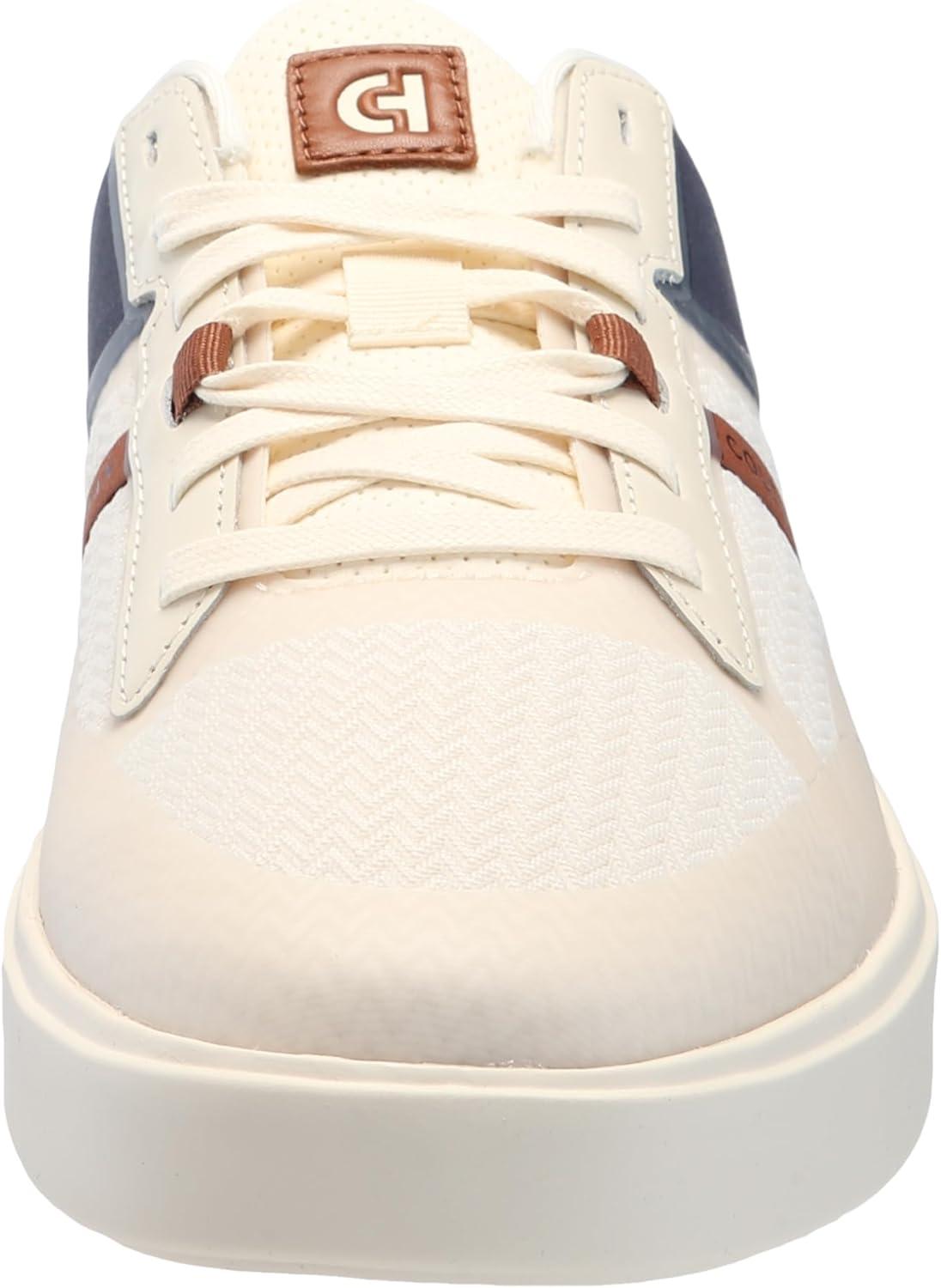 imageCole Haan Mens Grand Crosscourt Winner SneakerIvoryNavy Blazer