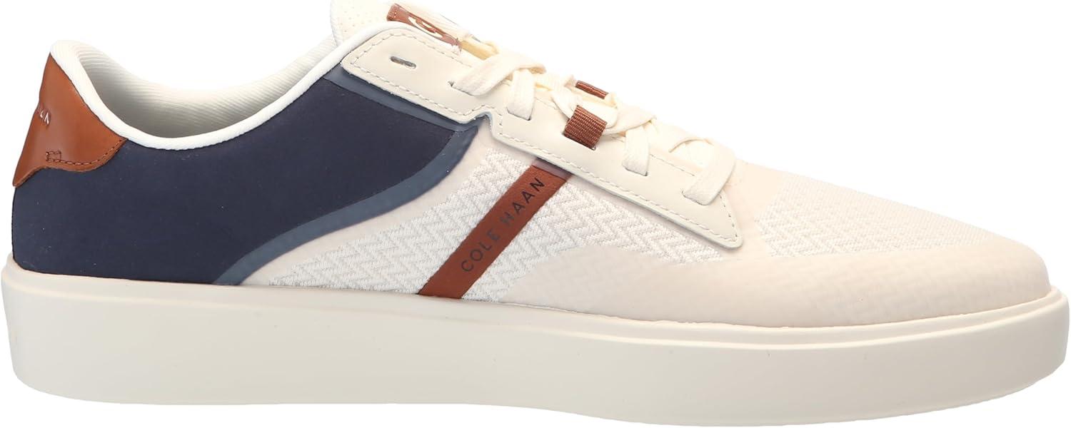 imageCole Haan Mens Grand Crosscourt Winner SneakerIvoryNavy Blazer