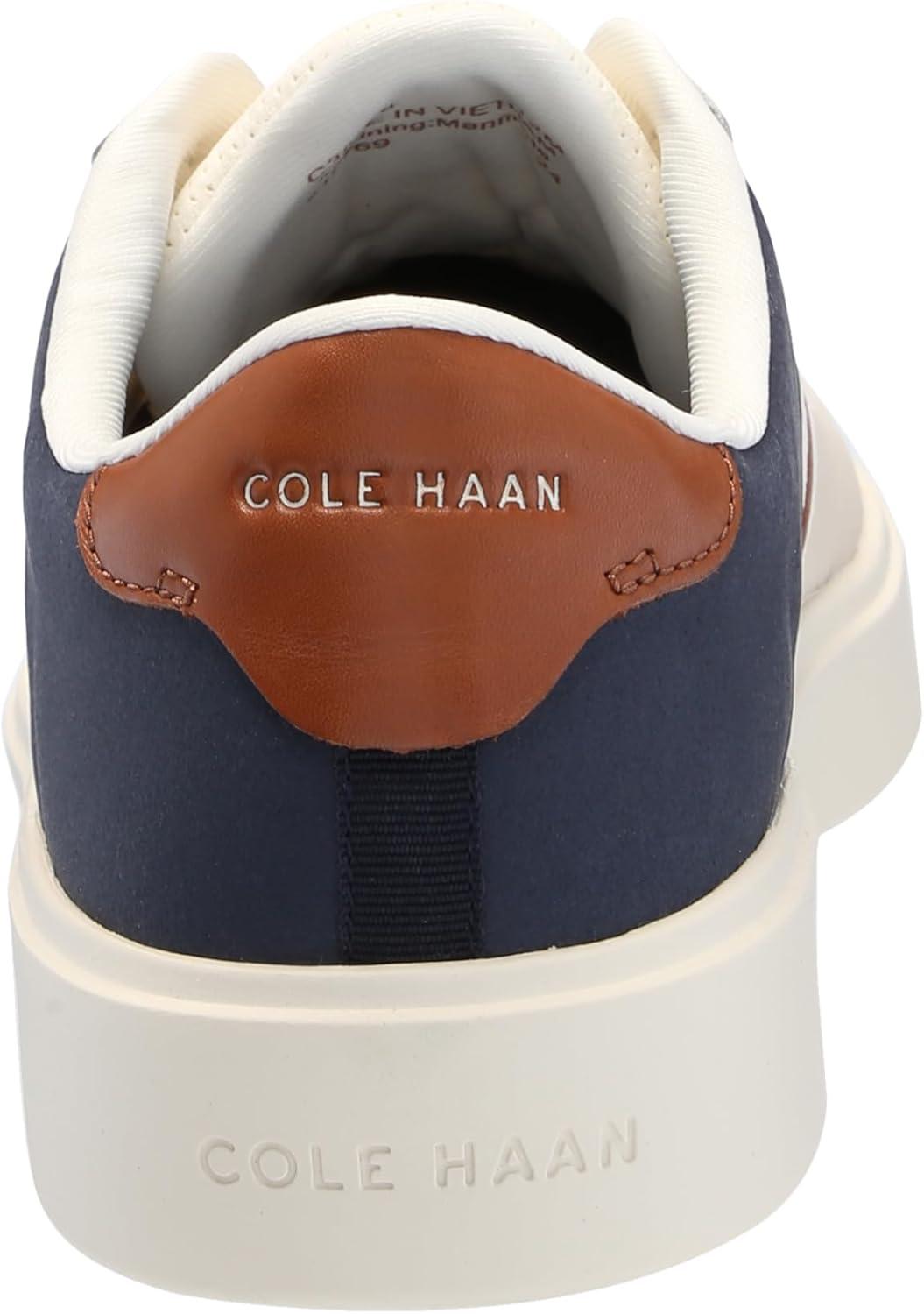imageCole Haan Mens Grand Crosscourt Winner SneakerIvoryNavy Blazer