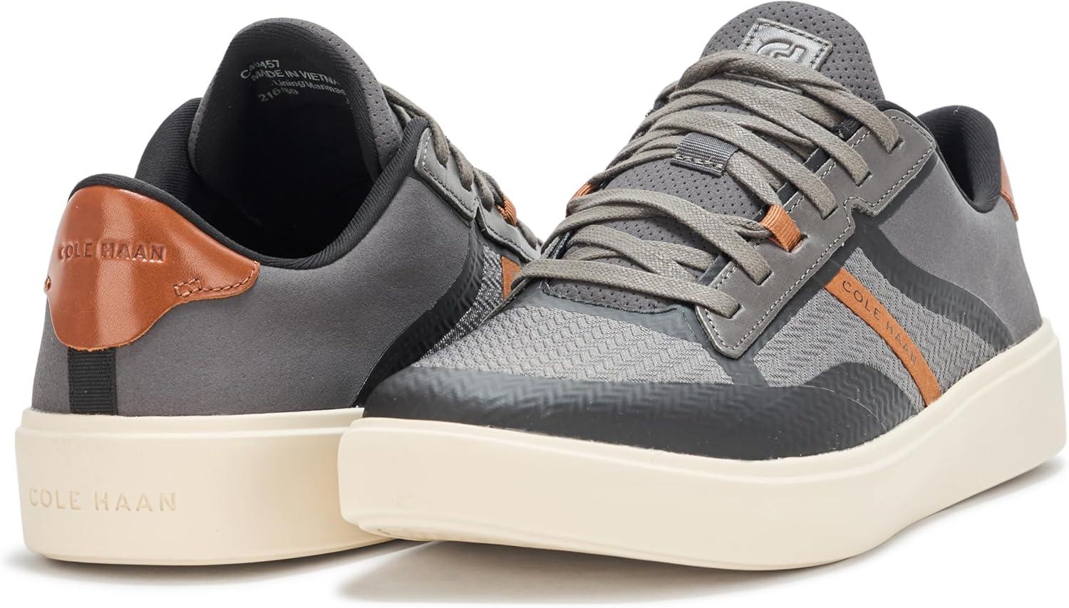 imageCole Haan Mens Grand Crosscourt Winner SneakerMagnetIvory