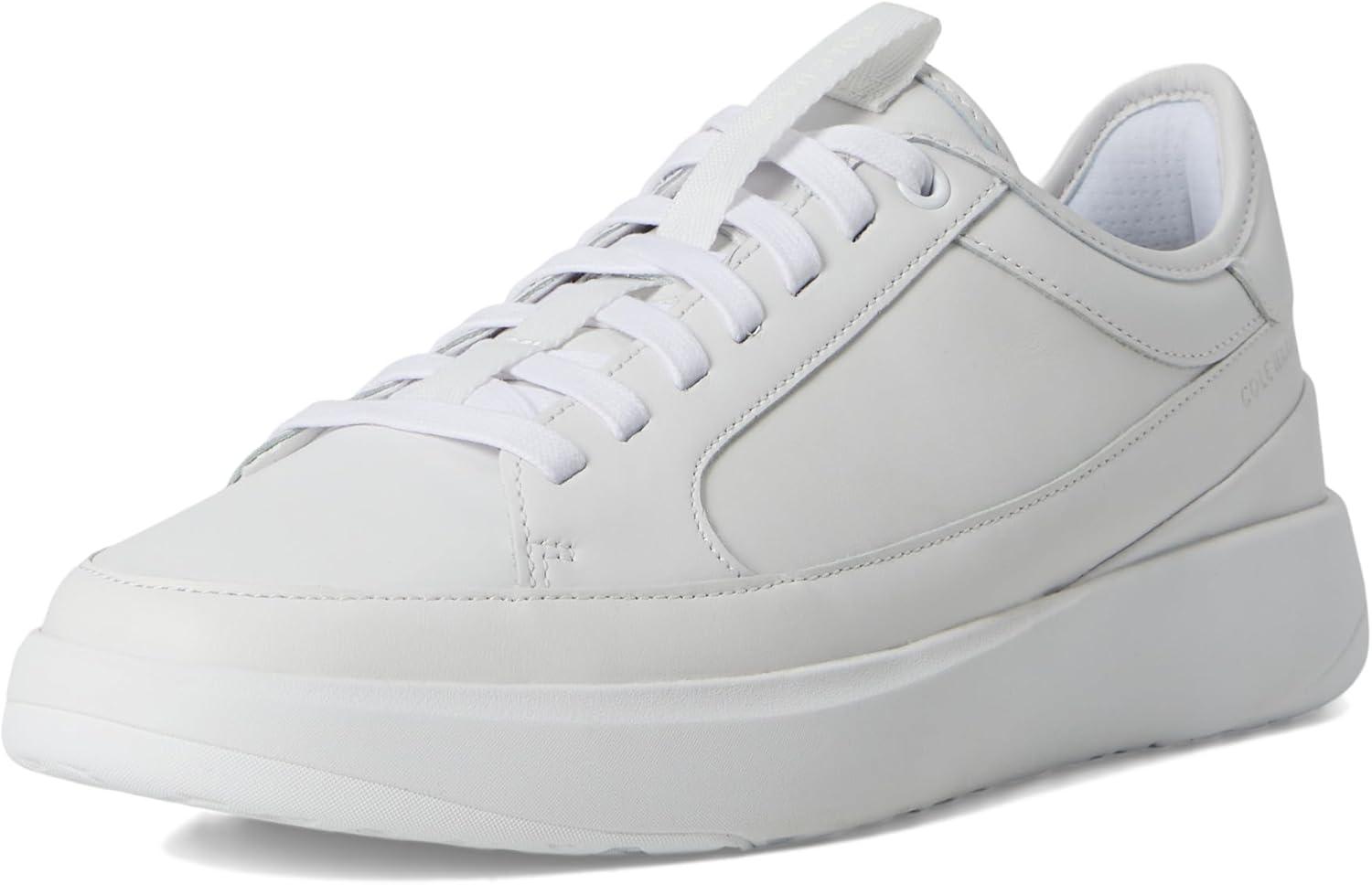 imageCole Haan Mens Grandpro All Day Court Leather SneakerWhiteWhite