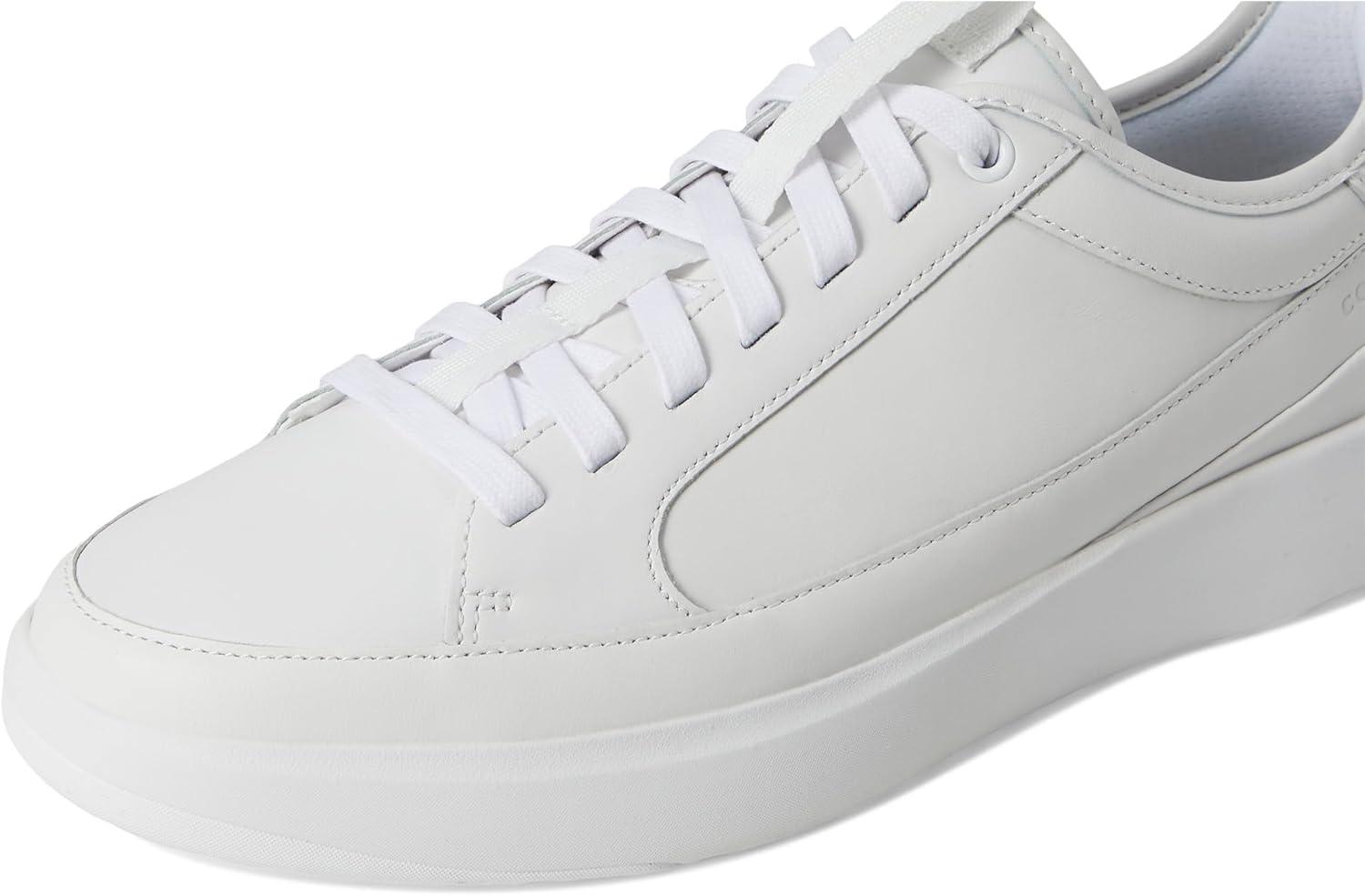 imageCole Haan Mens Grandpro All Day Court Leather SneakerWhiteWhite