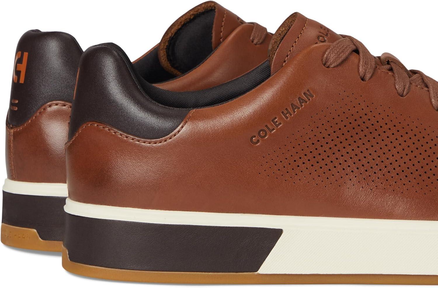 imageCole Haan Mens Grandpro Angleace SneakersBrtsh TnDk Choc