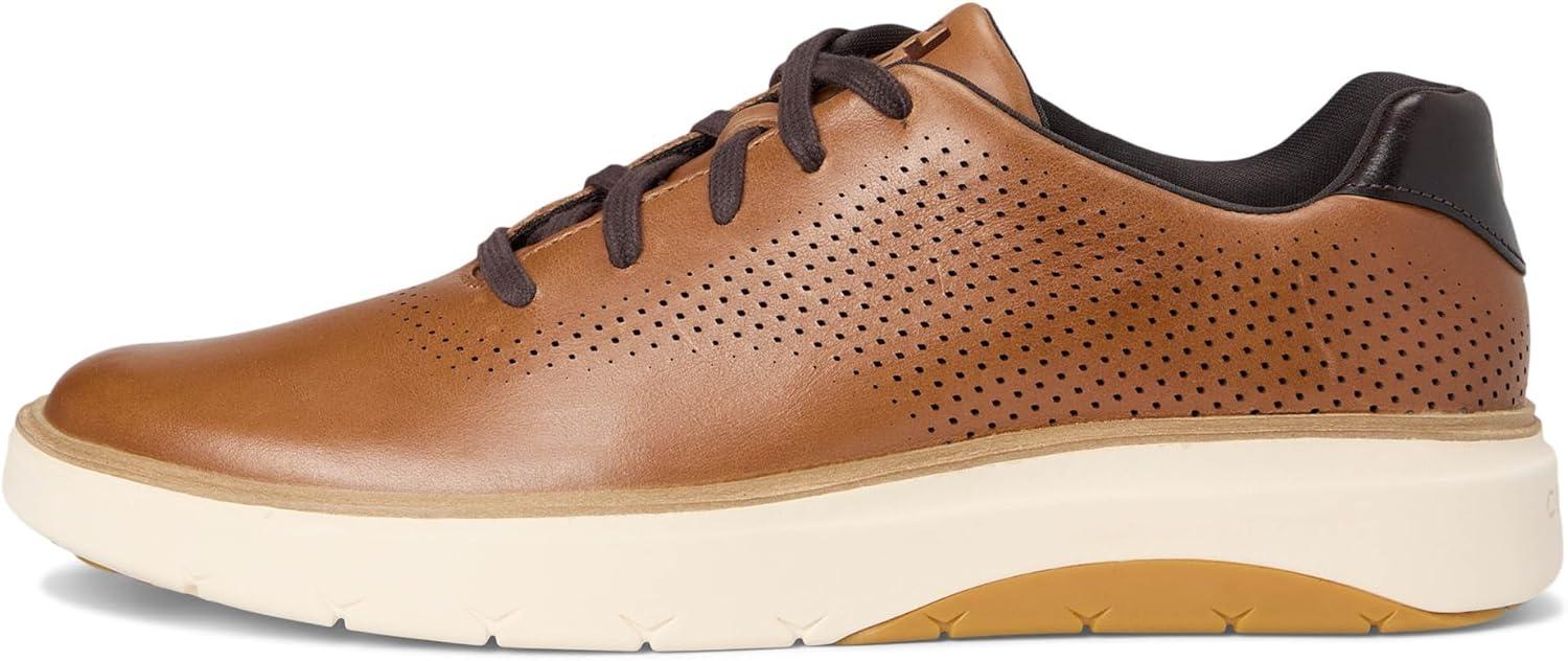 imageCole Haan Mens Grandpro Featherarc Laser SneakerBritish TanIvory