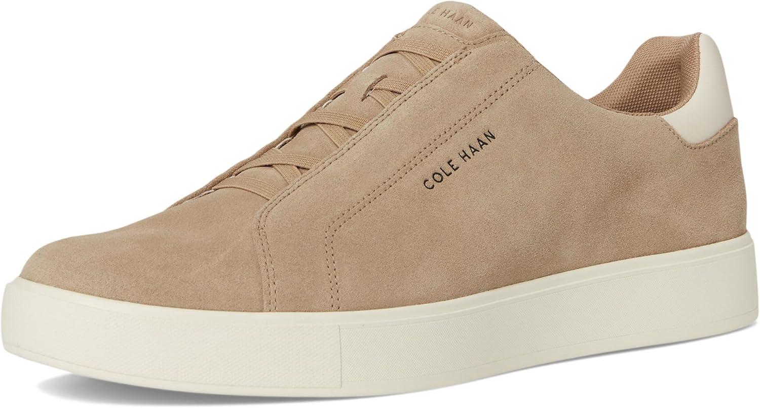 imageCole Haan Mens Grandpro Luxe Slipon SneakersBirch Beige Suede
