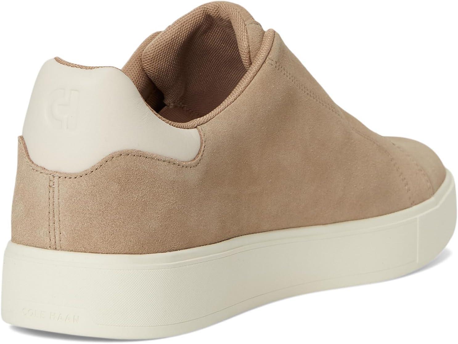 imageCole Haan Mens Grandpro Luxe Slipon SneakersBirch Beige Suede