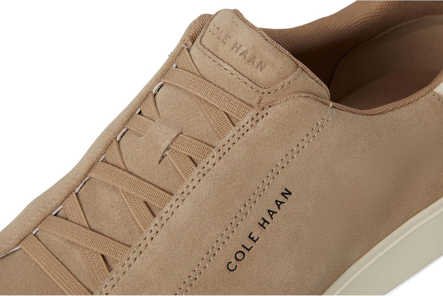 imageCole Haan Mens Grandpro Luxe Slipon SneakersBirch Beige Suede