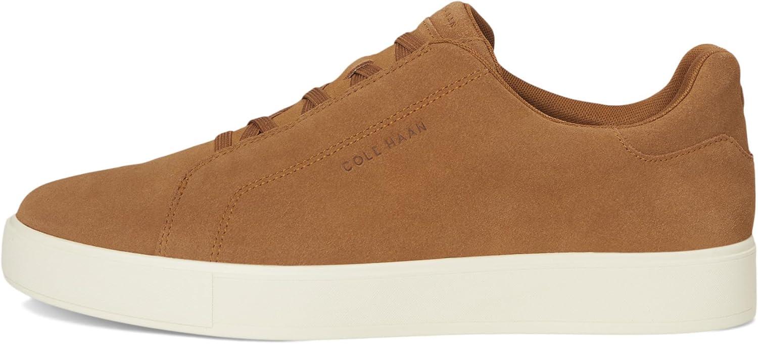 imageCole Haan Mens Grandpro Luxe Slipon SneakersGolden Toffee SuedeLight SesameIvory