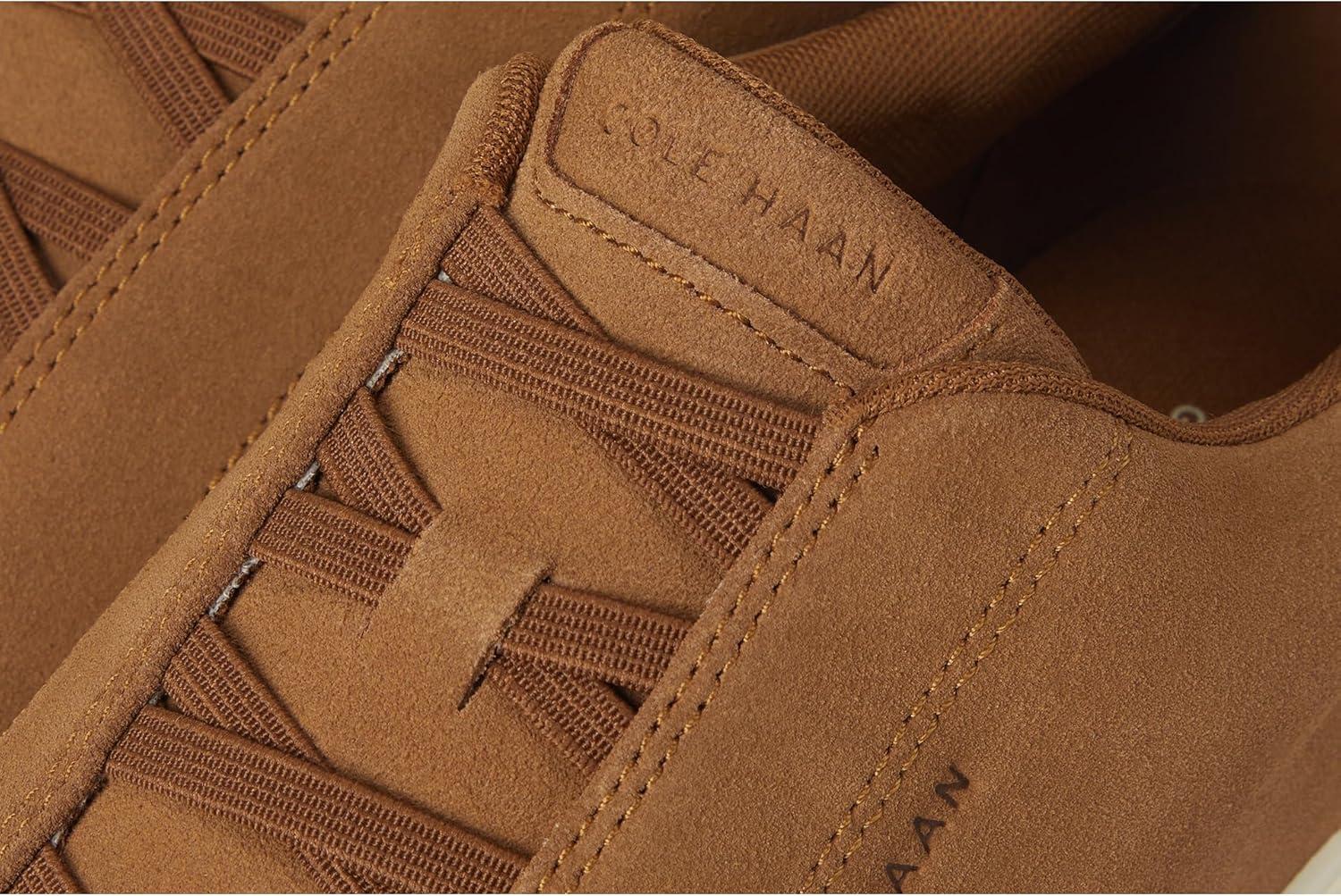 imageCole Haan Mens Grandpro Luxe Slipon SneakersGolden Toffee SuedeLight SesameIvory