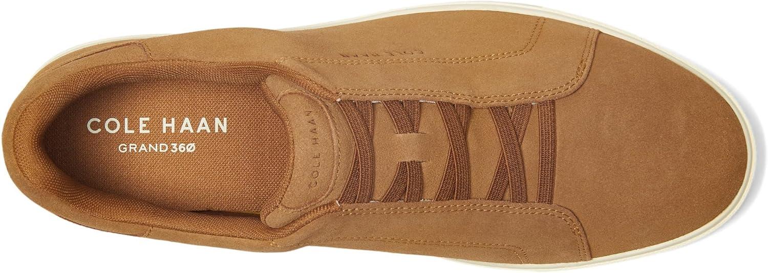 imageCole Haan Mens Grandpro Luxe Slipon SneakersGolden Toffee SuedeLight SesameIvory