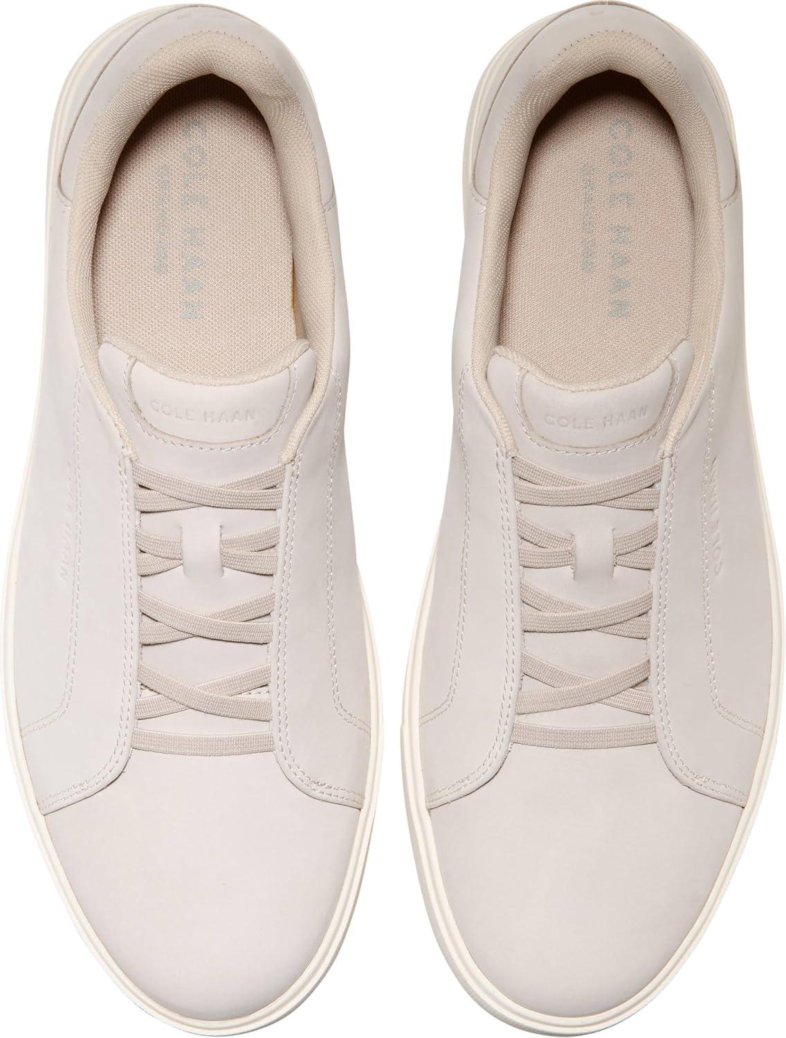 imageCole Haan Mens Grandpro Luxe Slipon SneakersSlvr Lning NbkIvr