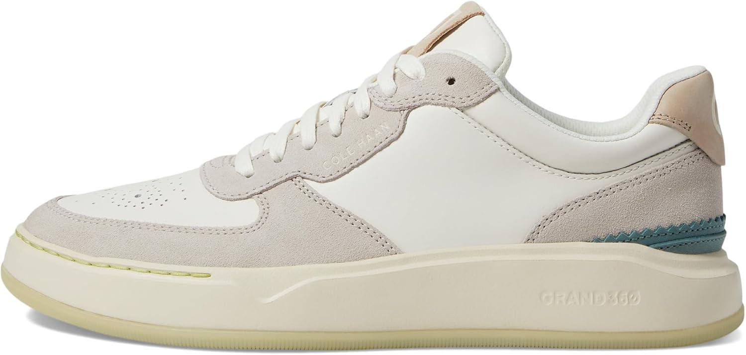 imageCole Haan Mens Grandpro Rally Canvas Ii SneakerEgretSilver LiningFog Green