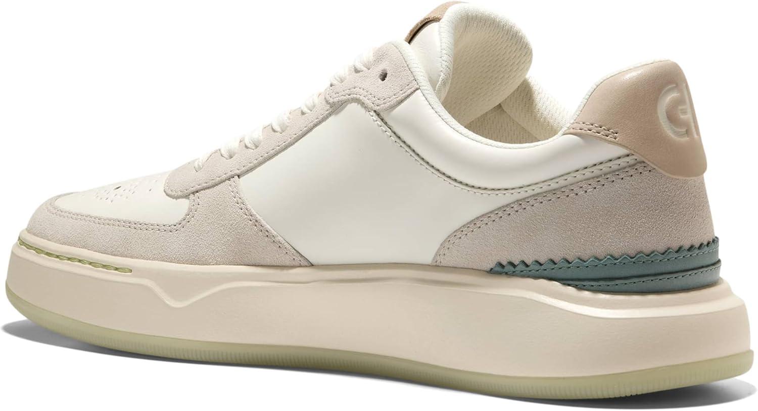 imageCole Haan Mens Grandpro Rally Canvas Ii SneakerEgretSilver LiningFog Green