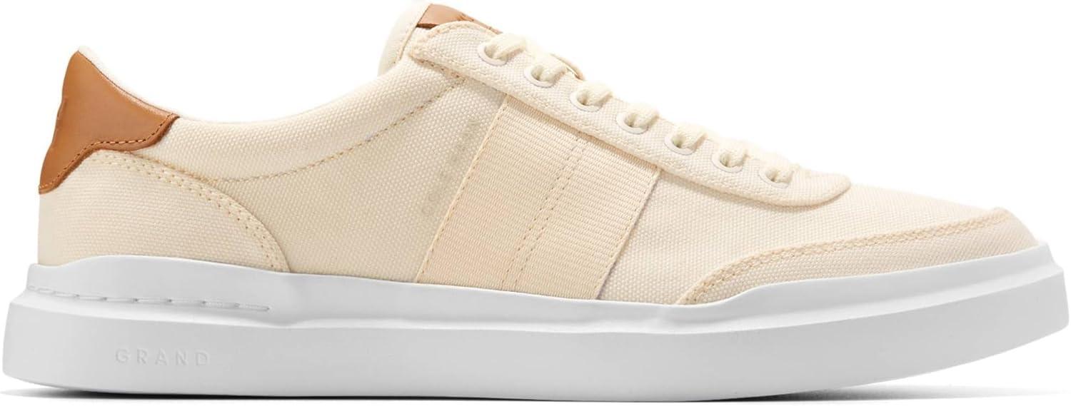 imageCole Haan Mens Grandpro Rally Canvas Ii SneakerIvoryNat TanWht