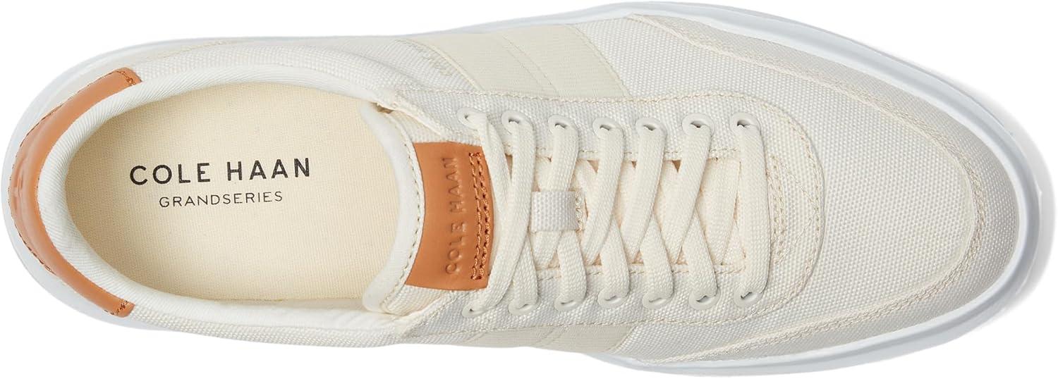 imageCole Haan Mens Grandpro Rally Canvas Ii SneakerIvoryNat TanWht