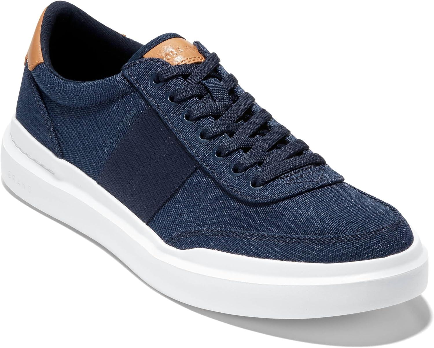 imageCole Haan Mens Grandpro Rally Canvas Ii SneakerNavyNat TanWhite
