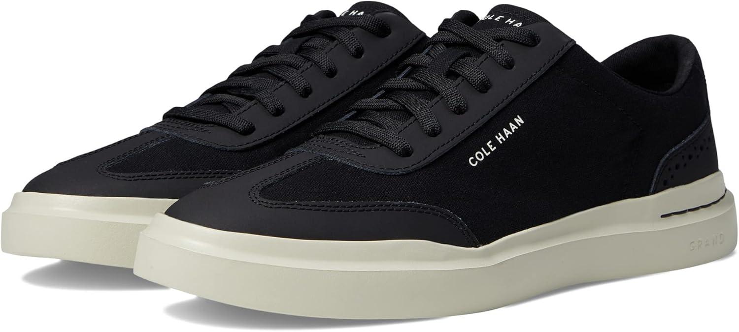 imageCole Haan Mens Grandpro Rally Canvas TToe SneakersBlackSilver Birch