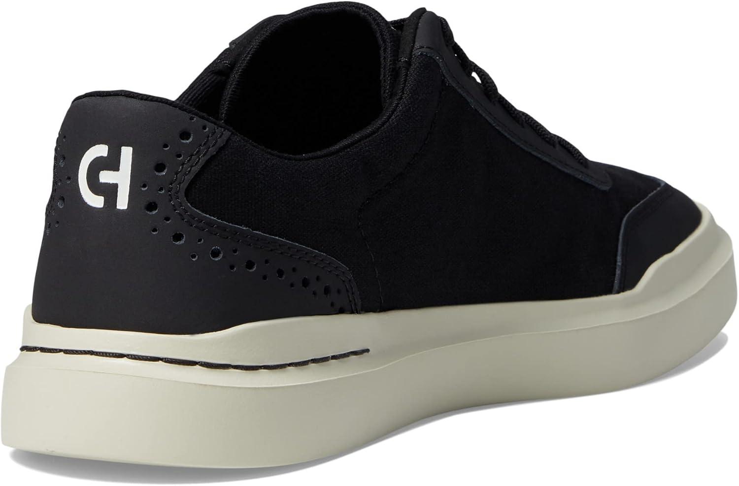 imageCole Haan Mens Grandpro Rally Canvas TToe SneakersBlackSilver Birch