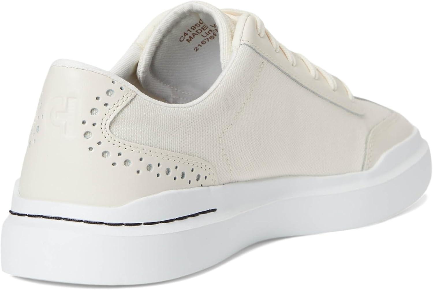 imageCole Haan Mens Grandpro Rally Canvas TToe SneakersIvory