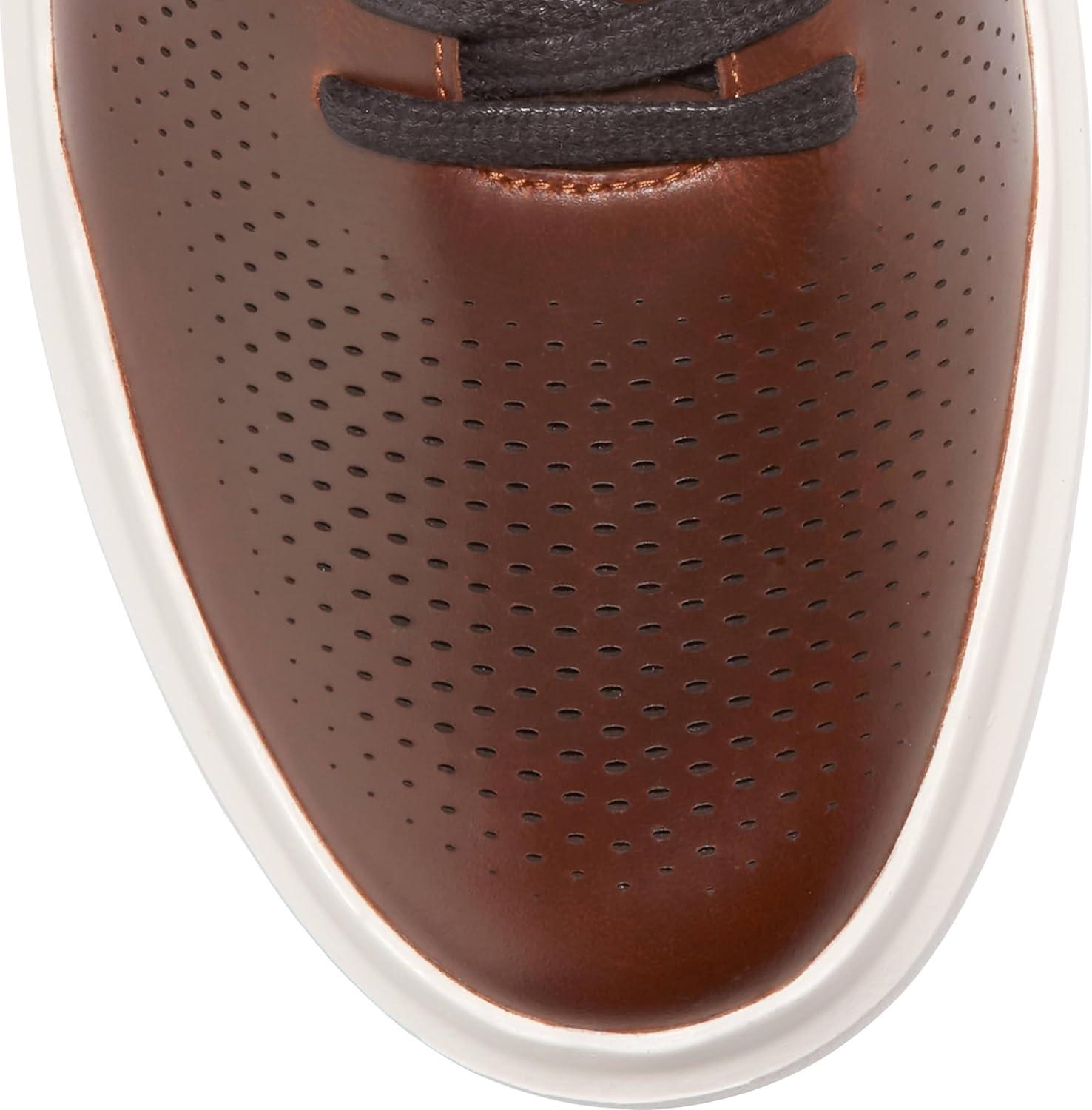 imageCole Haan Mens Grandpro Rally Laser Cut SneakerAcornSesameIvory