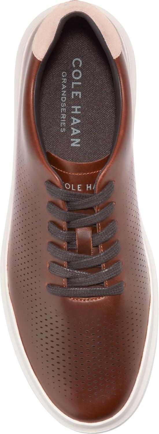 imageCole Haan Mens Grandpro Rally Laser Cut SneakerAcornSesameIvory