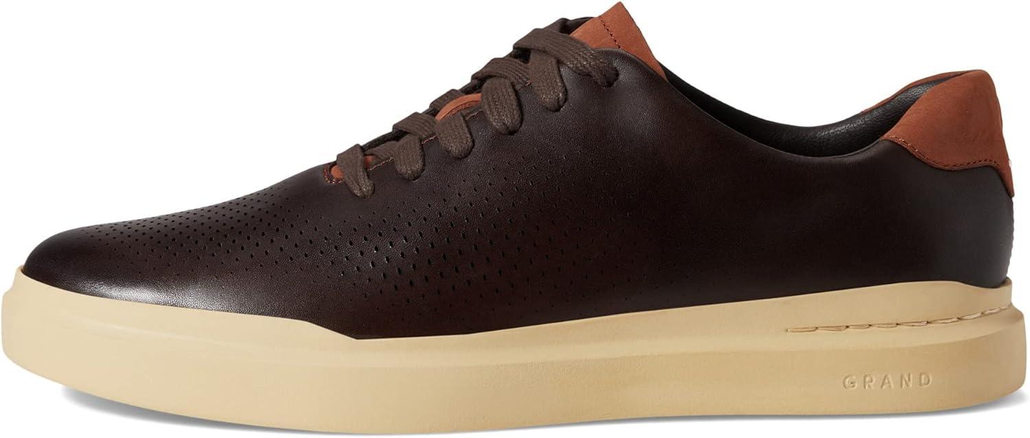 imageCole Haan Mens Grandpro Rally Laser Cut SneakerChestnut Dark Chocolate