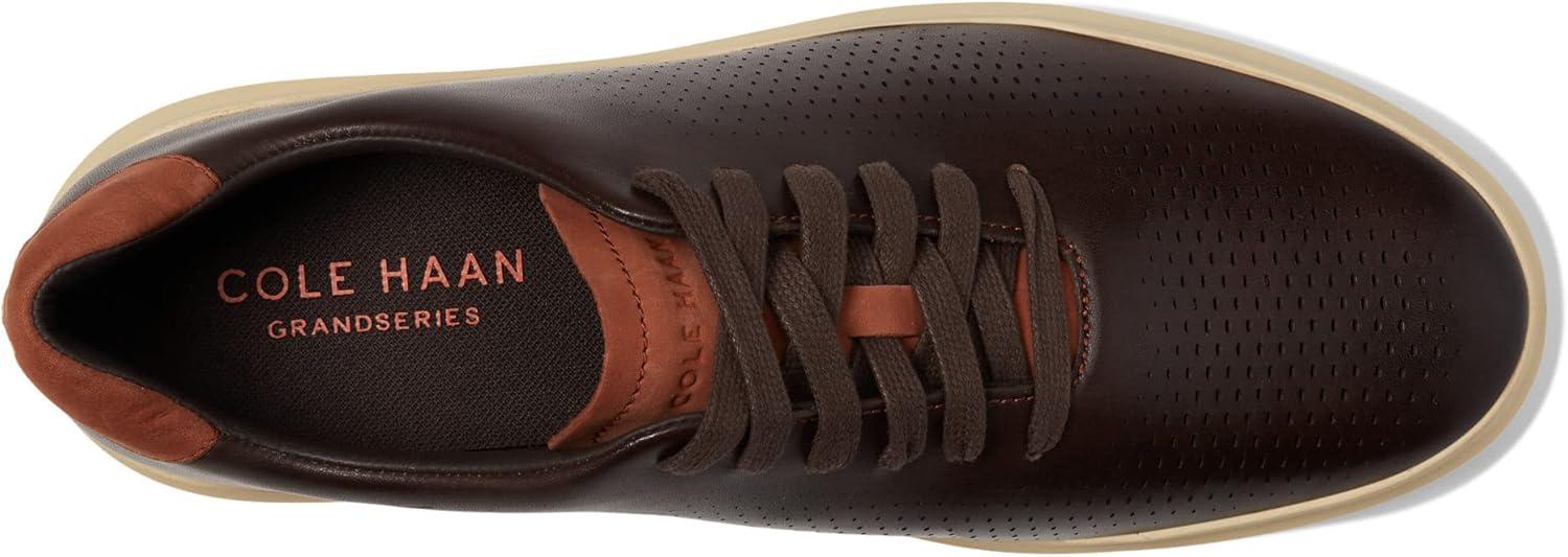 imageCole Haan Mens Grandpro Rally Laser Cut SneakerChestnut Dark Chocolate