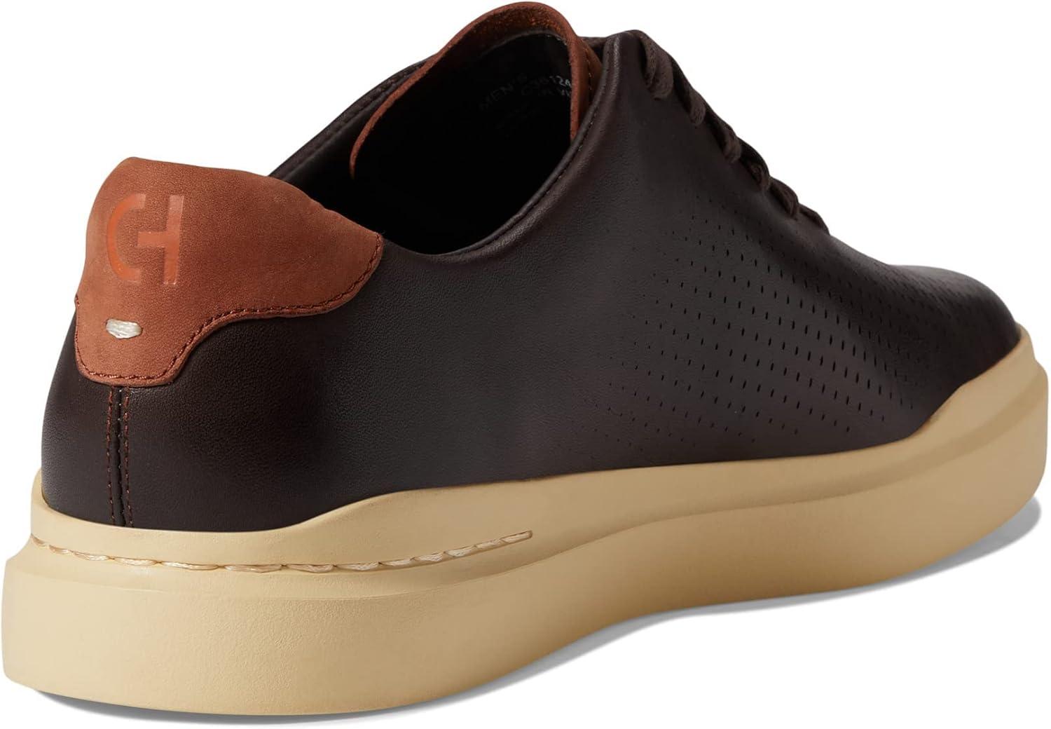 imageCole Haan Mens Grandpro Rally Laser Cut SneakerChestnut Dark Chocolate