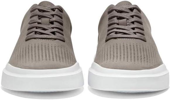 imageCole Haan Mens Grandpro Rally Laser Cut SneakerIronstoneOptic White